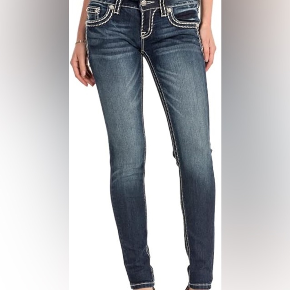 Miss Me Women's Distressed Pocket Jeans